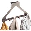 Generic Ganci sopra la porta, senza trapano, organizer con 6 ganci, per casa, cucina, bagno, dispensa, appartamento, dormitorio, università