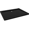 vidaXL Piatto Doccia in ABS Rettangolare Nero 70x90 cm