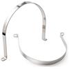 YYIGVMO 2 Pezzi Ø 200mm U-Fascette Stringitubo, Cinghia Rigida per Tubi in Acciaio Inox 304, Clip per Condotto con 2 Fori, per Tubi e Cavi