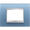 Gewiss GW16203CA Chorus Lux Placca, 3 Posti, Acquamarina