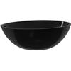 vidaXL Wasbak 50x37x14 cm glas zwart