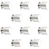 SOTECH 10 pezzi Pomelli per mobili BIRMINGHAM Ø 30 mm altezza 35 mm Acciaio inossidabile spazzolato Pomello per cassetto Maniglia