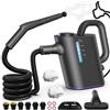 Ablemark Pulitore a Vapore Portatile 15 Sec di Riscaldamento, 550 ml Serbatoio | con 16 Accessori Per Cucina, Bagno, Giunti, Finestre, Auto e Tappezzeria, Senza Prodotti Chimici,Vapore caldo a 100°C