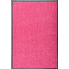 vidaXL Zerbino Lavabile Tappeto Stuoino Ingresso Tappetino Entrata Esterno Complementi Arredo Passatoia Moquette Tessili Casa Rosa 60x90 cm