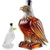 Generico Glass Whisky Bird - Liquor Spirit Storage, Novelty Glass Bottle | Collezionisti decorativi Scultura di scultura pezzo di conversazione, Ornamental Patriotic Tecellate Display per idee regalo per matri