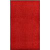 vidaXL Deurmat wasbaar 90x150 cm rood