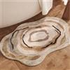 Generic Tappeto Da Bagno Di Forma Irregolare, Tappeto Piccolo In Finta Lana Per Soggiorno, Camera Da Letto, Comodino, Tappetino Per Animali Domestici(Pattern E,80cmx120cm)
