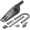 BLACK+DECKER Black & Decker NVB12AVA-XJ, aspirapolvere da tavolo, grigio, rosso, 8,5 W, 0,37 litri, 78 decibeles