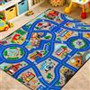 FCXVXCL Tappeto da Gioco per Bambini 60 x 90 cm Tappeto da Gioco Antiscivolo Tappetino da Gioco Lavabile in Lavatrice a Pelo Corto per la Camera dei Bambini Decorazione della Sala Giochi2