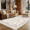 PureCozy Beige Tappeto Salotto 160x230cm Grande Vintage