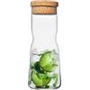 KROSNO Caraffa per Acqua con tappo, 1000 ml, Collezione Splendour | Brocca in vetro, Cristallo senza piombo, per Servire bevande fredde, limonade, Lavabili in lavastoviglie, Design Moderno