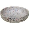 Beamel Home Piatto Grattugia in ceramica fatta a mano design decorativo utensili cucina arte funzionale stoviglie artigianali (carnevale, medio)