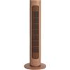 CREATE / AIR TOWER/Ventilatore a torre oscillante moka/Programmabile, oscillazione 70°, silenzioso, design compatto, Ø 26 x 76,4 cm, 4 velocità, 3 modalità di funzionamento, 50W