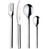 Pintinox Servizio da 24 Posate in Acciaio Inox Nichel Free Serie Tube, Made in Italy, per 6 persone