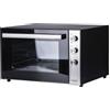 Kooper Forno elettrico XXL 80 L, doppio vetro, 2500 W, nero, Kooper