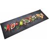 vidaXL Keukenmat wasbaar kruidenprint 60x180 cm fluweel
