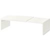 Generic Organizzatori per credenza - Scaffale da cucina regolabile a livelli, estetica minimalista, set doppio + estensione modulare in altezza, ferro zincato antiruggine | per scaffalature e base lavello