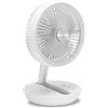 TROTEC TVE 2 W mini ventilatore da tavolo a batteria, 25 W, bianco