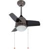 LEDKIA LIGHTING LEDKIA Ventilatore da Soffitto LED Nero 66 cm Modern 4000K