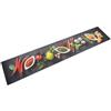 vidaXL Tappeto da Cucina Lavabile Spezie 60x300 cm Velluto