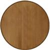 vidaXL Vloerkleed rond 100 cm bamboe bruin