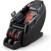 VEVOR Poltrona da Massaggio, Sedile Rilassante 4D con Poggiapiedi Estensibile, Modalità Automatiche Airbag Riscaldamento Zona Lombare e Gambe, Altoparlante Bluetooth, Controllo Touchscreen, per Relax
