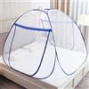 GLKEBY Zanzariera pop up per letto matrimoniale, 180 x 200 x 150 cm, grande tenda portatile da viaggio con doppia porta con cerniera, facile installazione, maglia fine, per camera da letto, campeggio