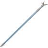FOFO' FERCASASHOP® Asta Armadio Guardaroba in Metallo Verniciato Celeste, Telescopica fino a 150 cm,regolabile con blocco interno, Asta Appendiabiti, Manico Prendiabiti con gancio a Uncino
