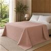 Generico FORTE - Gran Foulard per Divano Telo Copridivano in Tessuto Loneta (250x280) Telo Copritutto Misto Cotone Perfetto come Coperta Copriletto Leggero, Fantasie Tinta Unita (Rosa)