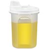 SIGNORA WARE Dispenser per olio e aceto, bottiglie per salsa di aceto balsamico, salsa di soia, bottiglie per condimenti per insalata con beccuccio facile da versare, contenitori ermetici e a tenuta
