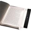 HISUEKIG Lampada da Lettura a Schermo Piatto, Dimmerabile LED Luce per Libri, Nero | Ampia area di illuminazione, 3 temperature di colore regolabili, intelligenti di memoria e timer, robusto pannello acrilico