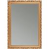 CLAMARO 'Karl' Antico specchio da parete 45 x 100 cm con cornice | Bronzo | Shabby Chic Vintage Barocco Specchio con cornice in legno | Specchio barocco con gancio in metallo e materiale di montaggio