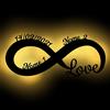 Namofactur Infinity, luce d'amore, regalo per San Valentino, personalizzato con nomi. Il regalo perfetto per San Valentino, compleanno, anniversario per coppie, uomini, donne