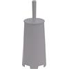 GEDY G-Oscar Scopino WC da appoggio Colore Grigio, 35X13X13 CM Peso 0,396 kg, scopino Bagno con setole Realizzato con Resine termoplastiche, Anni di Garanzia 2, Design R&S Gedy