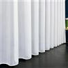 Gardinen Vorhangen Tenda Bianca Jacquard 250x280 cm (LxA) Nissi Corta e Lunga con Nastro Arricciatenda per Soggiorno Cucina Camera da Letto