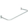 arredoterminal one Kit 2 Barre Appenderia per Pannello Dogato Lunghezza l.116 x p.38 cm per Cabina Armadio/Negozio/Arredo