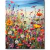 Gutluz Diamond Painting - Kit fai da te per adulti, fiori e fiori, 30 x 40 cm