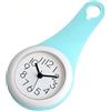 Lancoon Impermeabile Mini Orologio da Doccia, Senza Batteria Tic Tac, Ventosa con Piccolo Foro Sub Gancio, Resistente alla Nebbia per Cucina e Vita Quotidiana Viaggio Lavoro