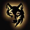 Namofactur Wolf, lampada da parete, decorazione da parete, regalo per gli amanti del lupo, set fai da te, funzionamento a batteria (lunghezza 37 x 50 cm)