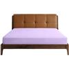 Lirex Lenzuola Letto Singolo 90 x 200 cm,100% Cotone 300 Fili Coprimaterasso Singolo,Lenzuolo con angoli singolo,Certificato Oeko-Tex,Viola Chiaro