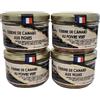 JEMANGE FRANCAIS.com EPICERIE QUALITATIV 2 Terrine d'anatra con fichi e 2 Terrine d'anatra al pepe verde - Conserva da 180 g ciascuna - Origine France