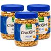Generico 3X Gullon Mini Bites Fish - Biscotti Salati Croccanti a Forma di Pesciolino, Snack da Condividere per Aperitivo, Pausa e Merenda Salata 250g