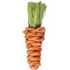 Rosewood Boredom Breaker - Mini Carote in sisal, Confezione da 6, Colore: Arancione/Verde