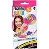 Simba Fashion Flash - Set di gioielli fai da te con 3 braccialetti e 7 diamanti colorati da inserire, 2 colori assortiti, set creativo a partire dai 5 anni