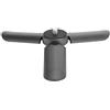 HUSHUI Mini Treppiede, Stabilizzatore da Tavolo Portatile Antiscivolo per Smartphone e Action Camera, Dimensioni Compatte per la Fotografia, Materiale PC Resistente, /grigio (#2)