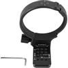 Miskall Supporto per treppiede con collare per obiettivo in metallo, adattatore per fotocamera ad anello con foro per vite da 1/4 pollici 3/8 pollici per obiettivo Samyang AF135 F1.8 per