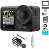 DJI Osmo Action 4 Essential Action Camera, Videocamera per Vlog e Avventure
