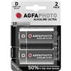 AgfaPhoto Batterie alcaline Ultra -D LR20 Mono 2 pezzi