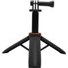 Sxhlseller Treppiede per Selfie Stick, Bastone per Selfie con Treppiede a Spiegamento Automatico, Altezza Regolabile 13,5-30,5 Cm, Adatto per Action 6 Pro 4 Nano 4 3