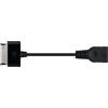 Blendend Cavo USB 2.0 OTG Samsung, con connettore maschio a 30 pin e USB-A femmina, colore nero. Misura 15 cm, ideale per collegare dispositivi compatibili in modo rapido e sicuro.